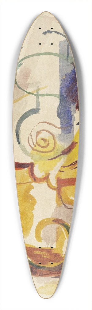 Albert Gleizes - COMPOSITION 4 39.3 inch art pintail longboard deck