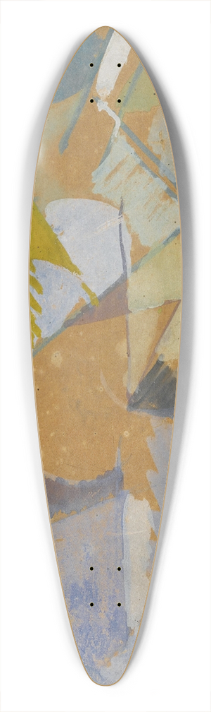 Albert Gleizes - Composition cubiste bleue 39.3 inch art pintail longboard deck