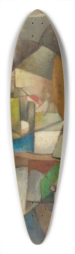 Albert Gleizes - Le Pcheur 39.3 inch art pintail longboard deck