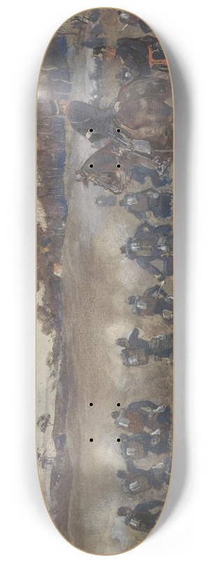Jan Hoynck van Papendrecht - Schietoefeningen van de infanterie op de heide 8.25 inch art skate deck