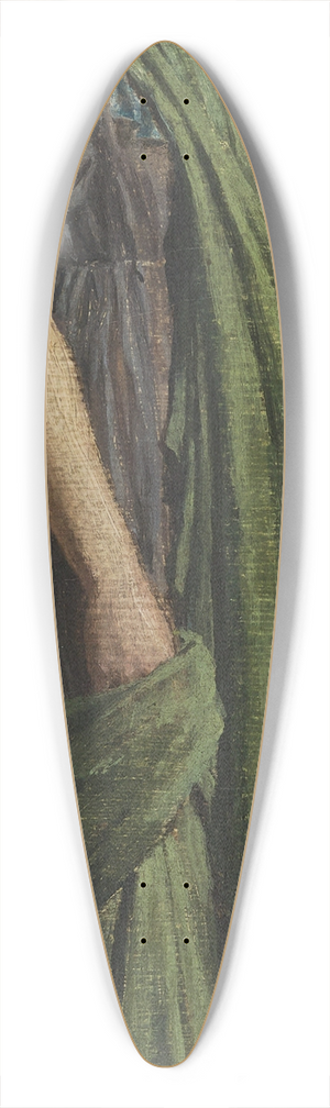 Albert Joseph Moore - A Flower Walk 39.3 inch art pintail longboard deck