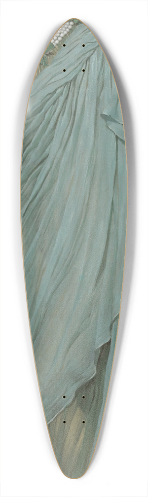 Albert Joseph Moore - Battledore 39.3 inch art pintail longboard deck