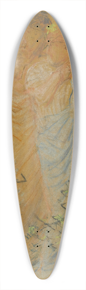 Albert Joseph Moore - Lovers 39.3 inch art pintail longboard deck