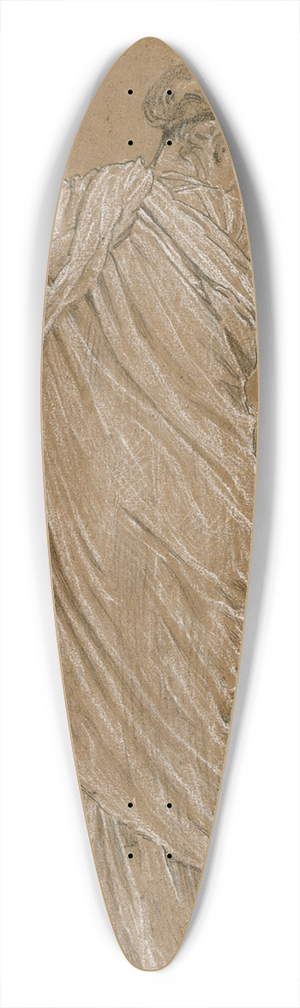 Albert Joseph Moore - Study for A Garden 39.3 inch art pintail longboard deck