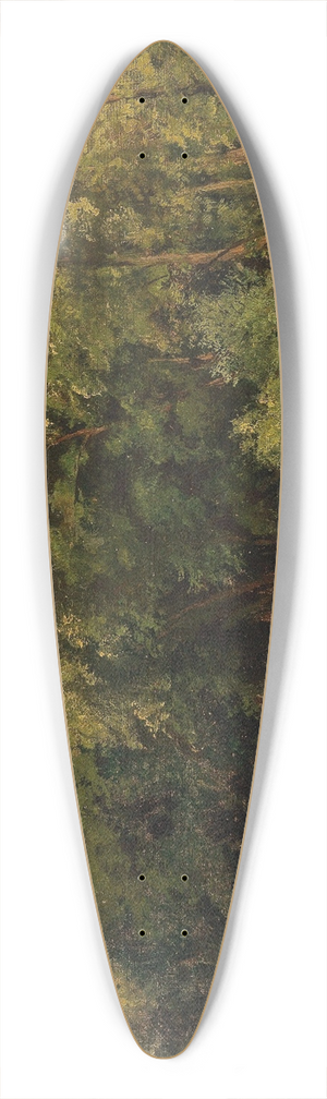 Albert Kappis - A Forest Idyll 39.3 inch art pintail longboard deck