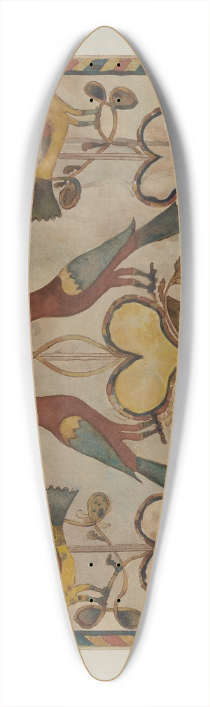 Albert Levone - Fractur 39.3 inch art pintail longboard deck