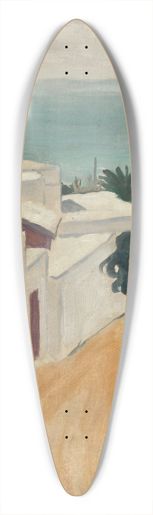 Albert Marquet - Une rue 39.3 inch art pintail longboard deck