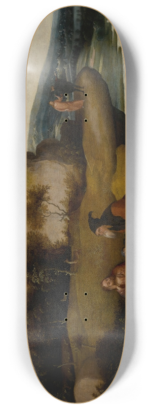 Jan Jansz Mostaert - The Temptation of Christ 8.25 inch art skate deck Jan Jansz Mostaert - The Temptation of Christ 8.25 inch art skate deck