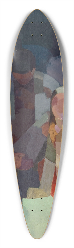 Albert Mller - Rest Outdoors 39.3 inch art pintail longboard deck