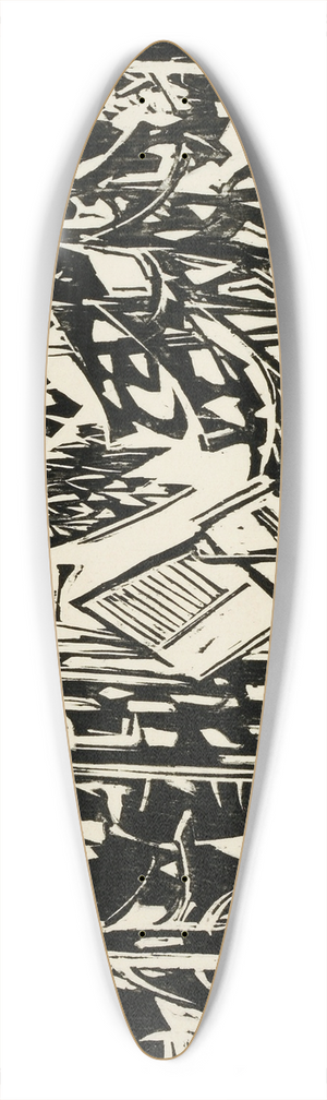 Albert Mller - Sgemhle 39.3 inch art pintail longboard deck