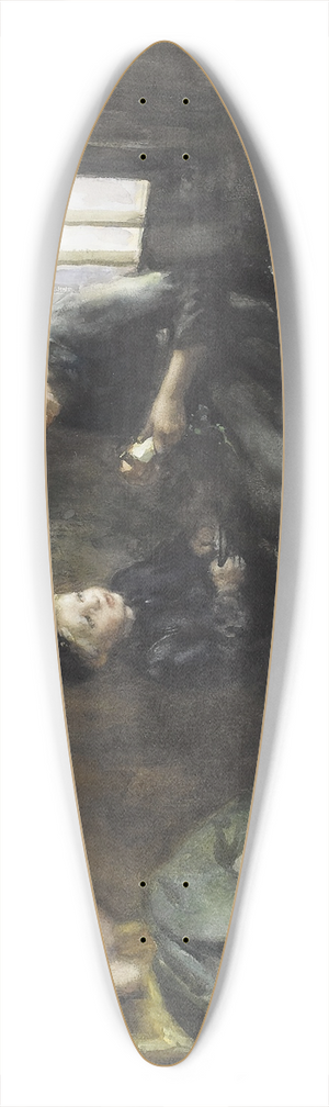 Albert Neuhuys - Peeling Turnips 39.3 inch art pintail longboard deck