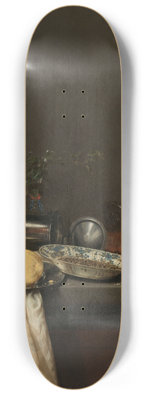 Jan Jansz. van De Velde III - Still Life with a Tall Beer Glass 8.25 inch art skate deck