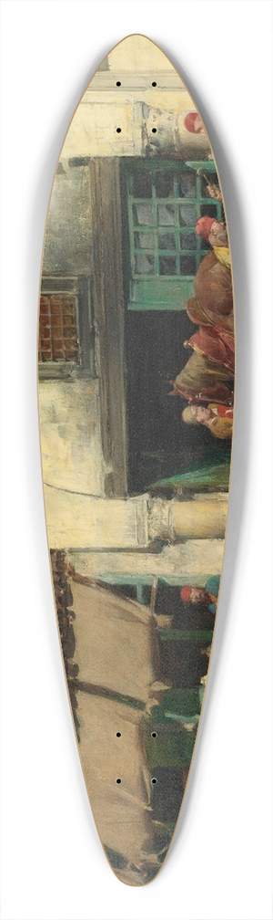 Alberto Pasini - The blacksmiths shop 39.3 inch art pintail longboard deck