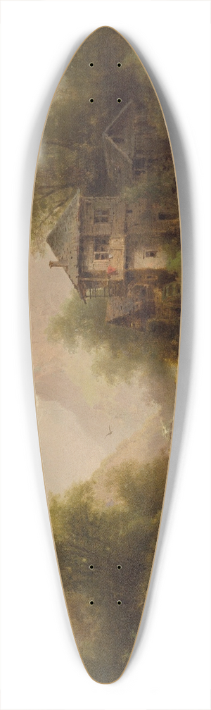 Albert Rieger - Wasserfall Mit Mhle 39.3 inch art pintail longboard deck