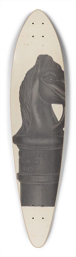 Albert Rudin - Hitching Post 39.3 inch art pintail longboard deck