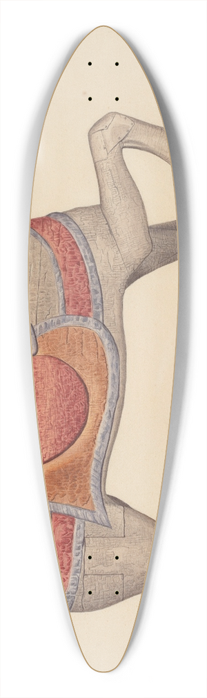 Albert Ryder - Carousel Horse 39.3 inch art pintail longboard deck