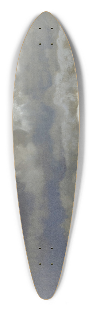 Albert Stagura - Sturmwolken. 39.3 inch art pintail longboard deck