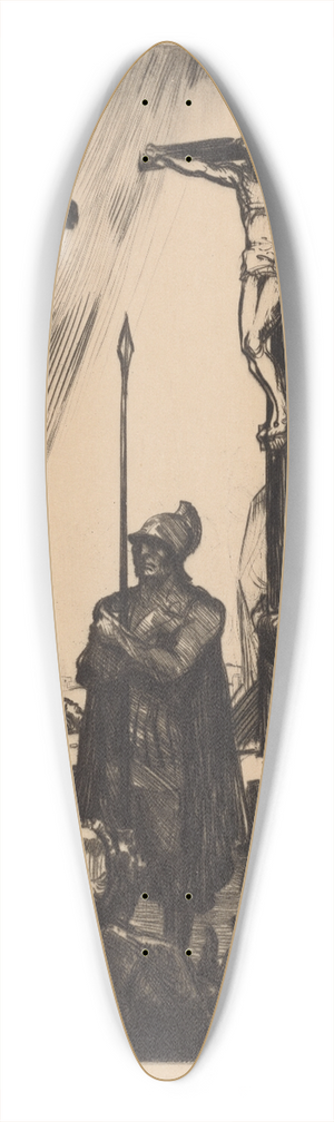 Albert Sterner - Crucifixion 39.3 inch art pintail longboard deck