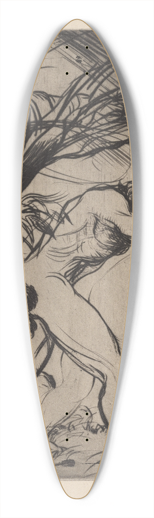 Albert Sterner - Expulsion 39.3 inch art pintail longboard deck