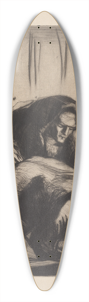 Albert Sterner - Mother 39.3 inch art pintail longboard deck