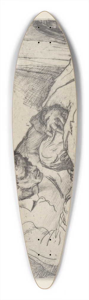 Albert Sterner - Prodigal son 39.3 inch art pintail longboard deck