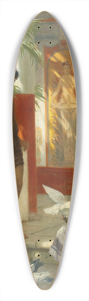 Albert Tschautsch - Scene from ancient Rome 39.3 inch art pintail longboard deck