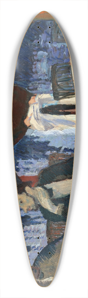 Albert Weisgerber - Parisian Caf 39.3 inch art pintail longboard deck