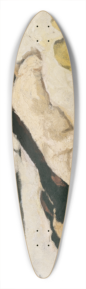 Albin Egger Lienz - Tote Hasen 39.3 inch art pintail longboard deck