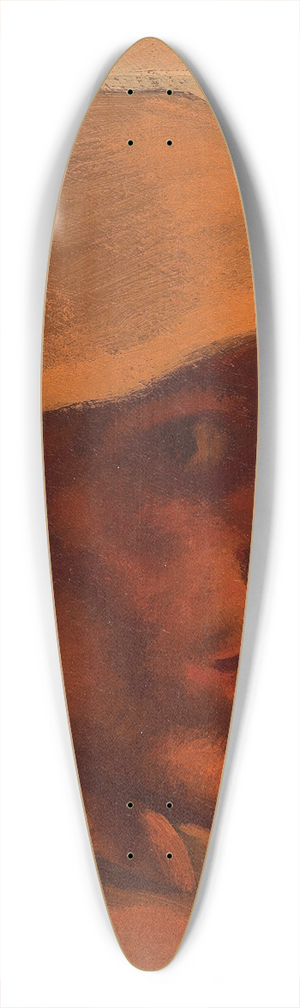 Albin Egger Lienz - Totentanz Bauer 39.3 inch art pintail longboard deck