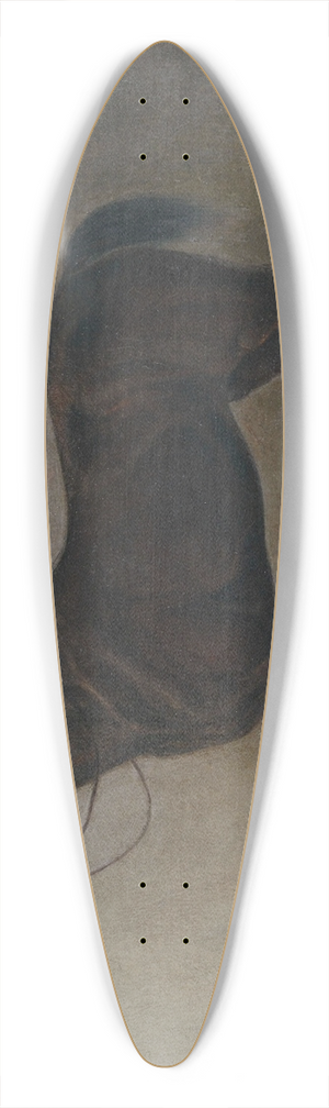 Albrecht Adam - Brauner Wallach 39.3 inch art pintail longboard deck