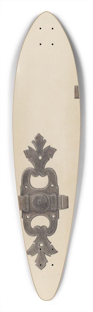 Al Curry - Latches 39.3 inch art pintail longboard deck