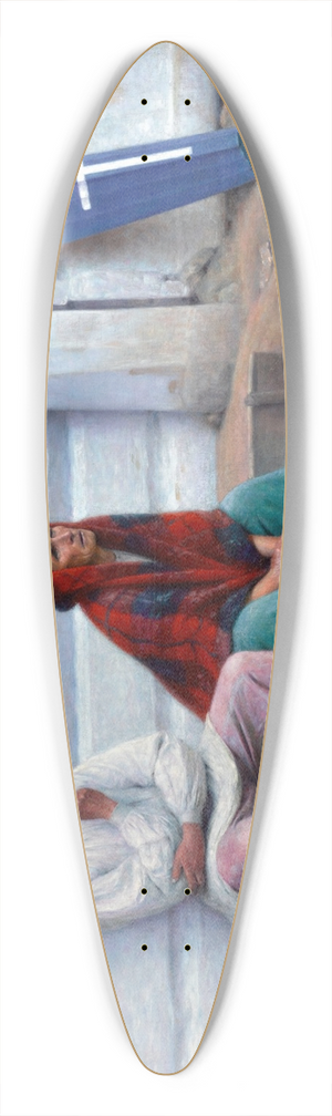 Aleksander Gierymski - Peasant coffin 39.3 inch art pintail longboard deck