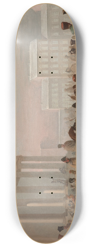 Jan Krzysztof Damel - Retreat of Napoleons army 8.25 inch art skate deck