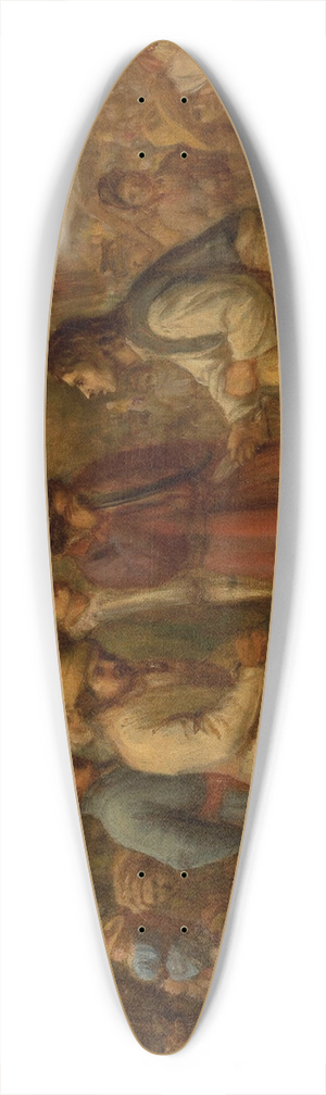 Aleksander Kotsis - Fair in Tyniec 39.3 inch art pintail longboard deck