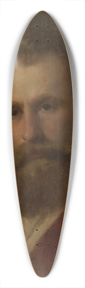 Aleksander Kotsis - Self-Portrait 39.3 inch art pintail longboard deck