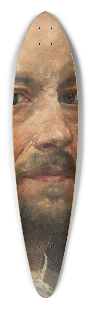 Aleksander Mroczkowski - Self-portrait 39.3 inch art pintail longboard deck