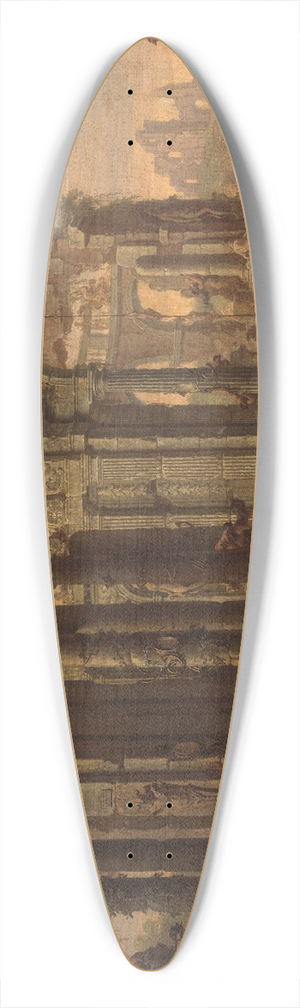 Alessandro Magnasco - Bacchanal 39.3 inch art pintail longboard deck
