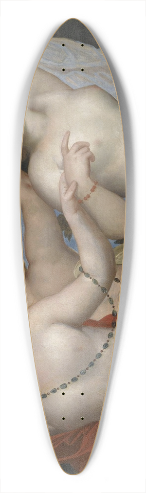 Alessandro Varotari - The Three Graces 39.3 inch art pintail longboard deck