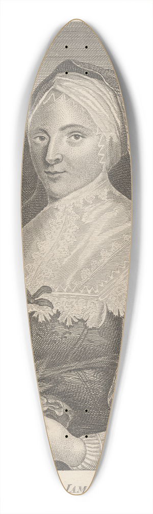 Alexander Bannerman - George Jamesone 39.3 inch art pintail longboard deck