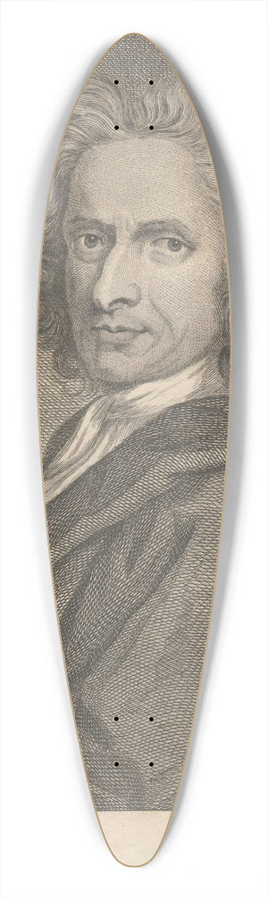 Alexander Bannerman - Simon Du Bois 39.3 inch art pintail longboard deck