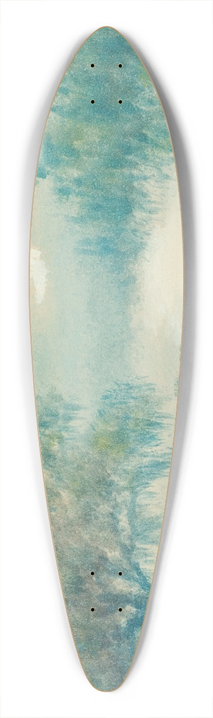 Alexander John Drysdale - Marsh Landscape 39.3 inch art pintail longboard deck