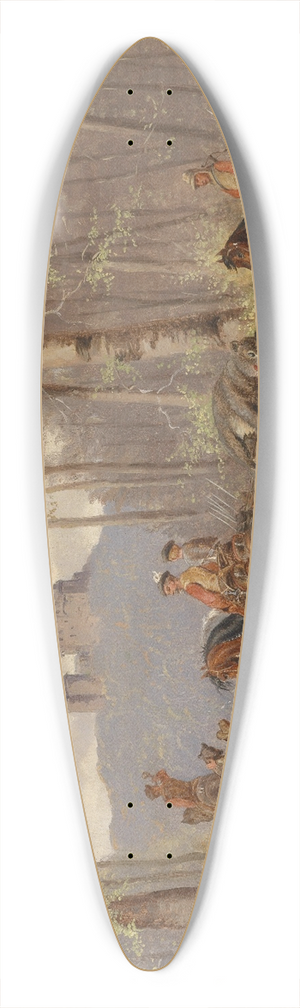 Alexander Von Bensa - Heimkehr nach der Brenjagd 39.3 inch art pintail longboard deck