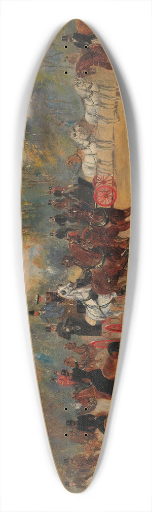 Alexander Von Bensa - Praterfahrt 39.3 inch art pintail longboard deck