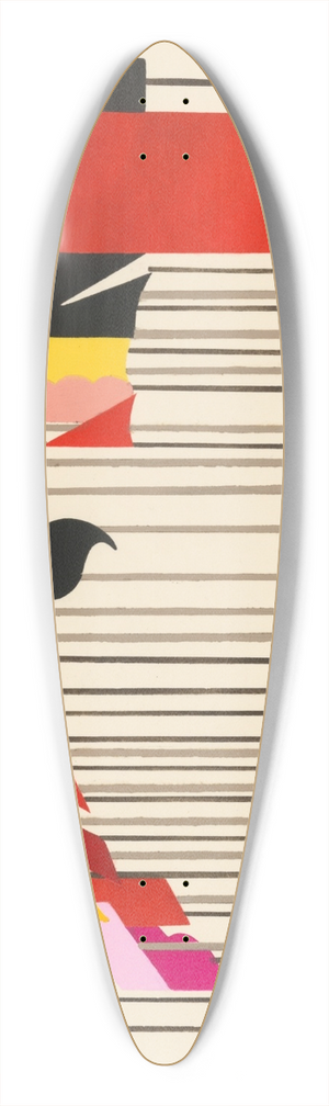 Alexandra Exter - Maquettes de Thatre 5 39.3 inch art pintail longboard deck