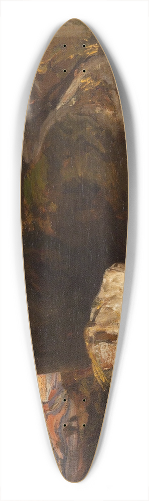 Alexandre-Gabriel Decamps - Landscape with the Good Samaritan 39.3 inch art pintail longboard deck