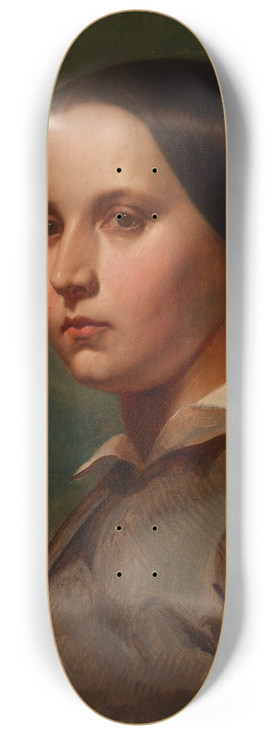 Jan Matejko - Portrait of Maria Matejko 8.25 inch art skate deck