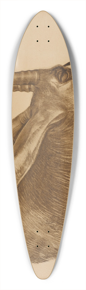 Alexandre Jacovleff - Antilope Hippotrague 39.3 inch art pintail longboard deck
