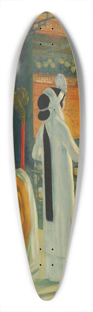 Alexandre Jacovleff - Opera In Peking 39.3 inch art pintail longboard deck