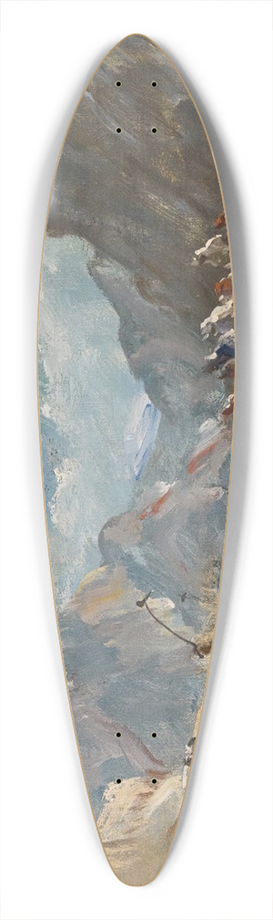 Alexandre Jacovleff - Polo Game AtMisgar 39.3 inch art pintail longboard deck