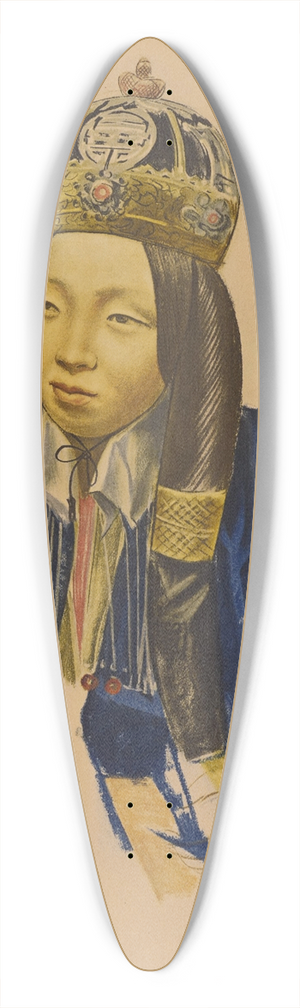 Alexandre Jacovleff - Princesse Nirgidma de Torhout 39.3 inch art pintail longboard deck